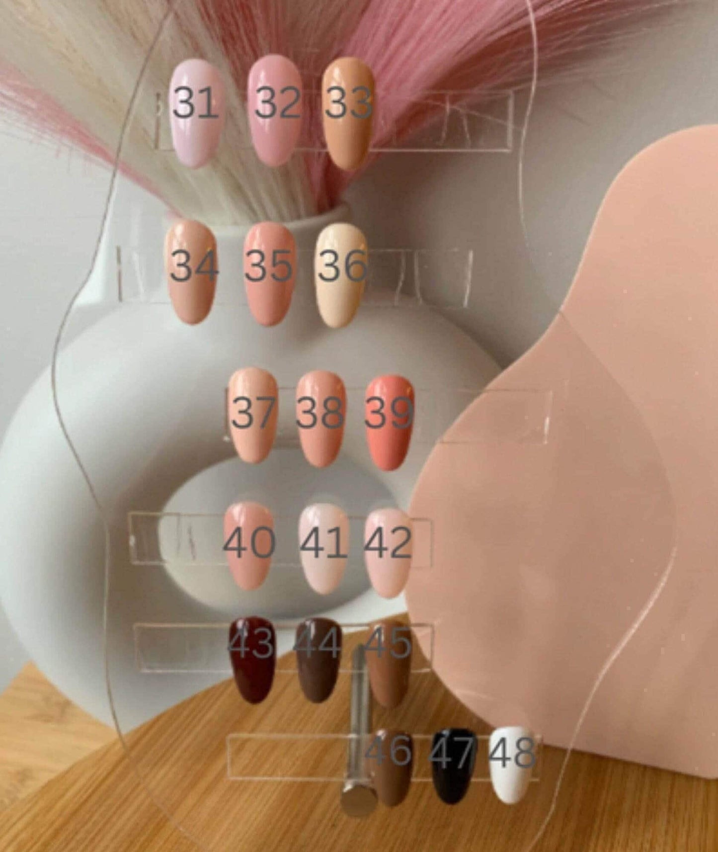 Handmade Press On Nails: Reusable, Glue Ons, Acrylic Gel, Almond Round Short, Hand-painted Custom