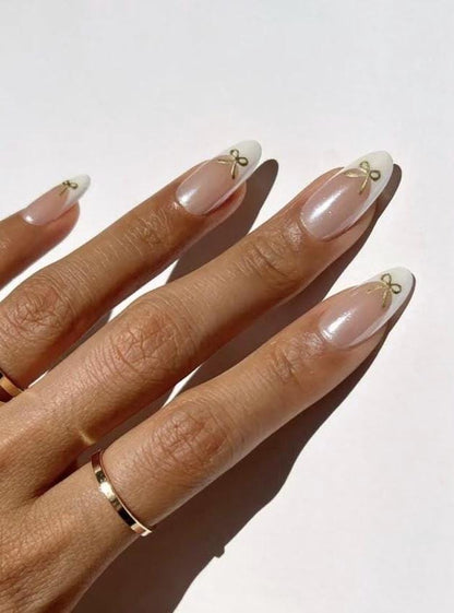 Handmade Press On Nails: Reusable, Glue Ons, Acrylic Gel, Almond Round Short, Hand-painted Custom