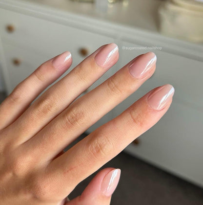 Handmade Press On Nails: Reusable, Glue Ons, Acrylic Gel, Almond Round Short, Hand-painted Custom