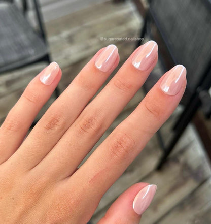 Handmade Press On Nails: Reusable, Glue Ons, Acrylic Gel, Almond Round Short, Hand-painted Custom