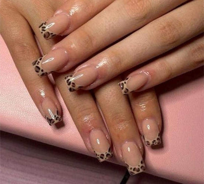 Handmade Press On Nails: Reusable, Glue Ons, Acrylic Gel, Almond Round Short, Hand-painted Custom