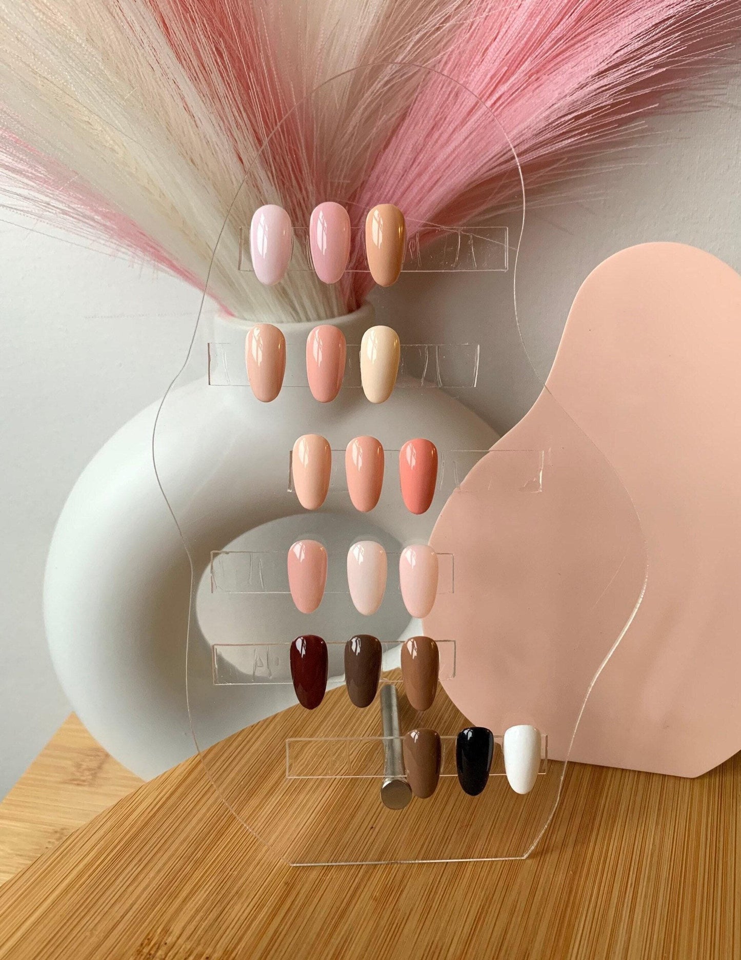 Handmade Press On Nails: Reusable, Glue Ons, Acrylic Gel, Almond Round Short, Hand-painted Custom