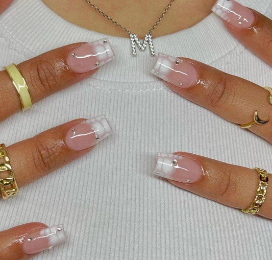 Handmade Press On Nails: Reusable, Glue Ons, Acrylic Gel, Almond Round Short, Hand-painted Custom