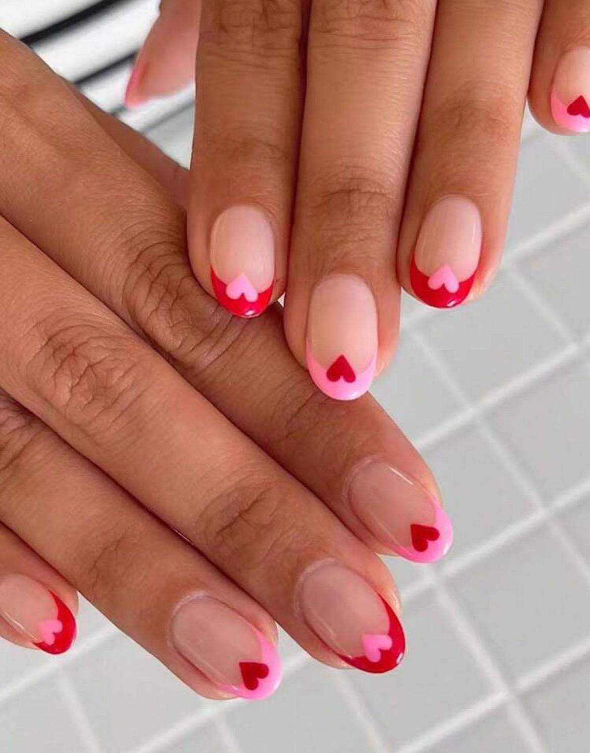 Handmade Press On Nails: Reusable, Glue Ons, Acrylic Gel, Almond Round Short, Hand-painted Custom