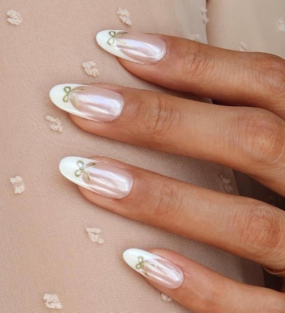 Handmade Press On Nails: Reusable, Glue Ons, Acrylic Gel, Almond Round Short, Hand-painted Custom