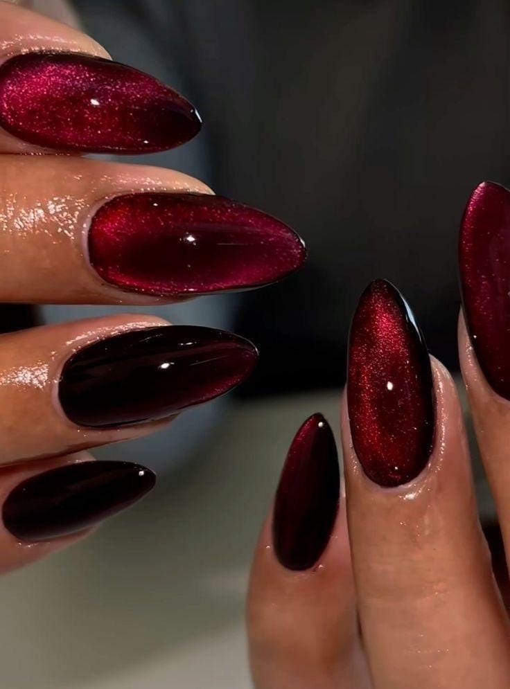 Handmade Press On Nails: Reusable, Gel, Almond Round Short, Handpainted, Halloween Fall Autumn October